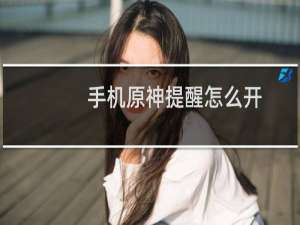 手机原神提醒怎么开