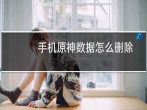 手机原神数据怎么删除
