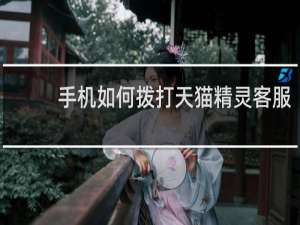 手机如何拨打天猫精灵客服