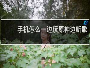 手机怎么一边玩原神边听歌