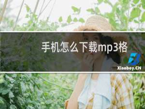 手机怎么下载mp3格式的歌曲（手机如何下载mp3格式的歌曲）