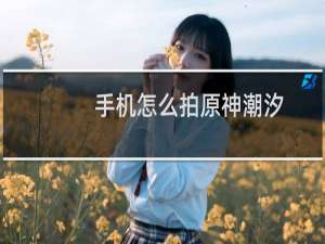 手机怎么拍原神潮汐
