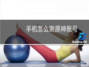 手机怎么测原神账号