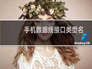 手机数据线接口类型名称（手机数据线接口类型）