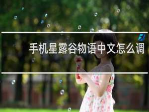 手机星露谷物语中文怎么调