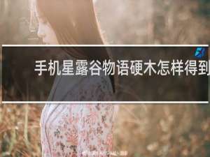 手机星露谷物语硬木怎样得到