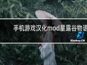 手机游戏汉化mod星露谷物语