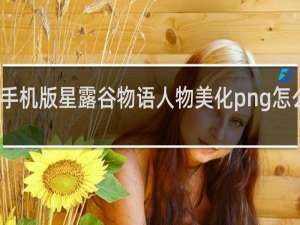 手机版星露谷物语人物美化png怎么替换