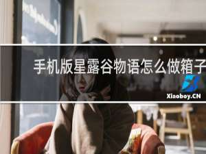 手机版星露谷物语怎么做箱子