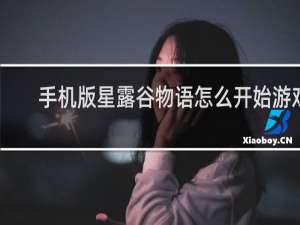 手机版星露谷物语怎么开始游戏