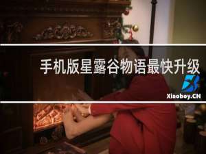手机版星露谷物语最快升级