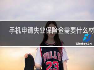 手机申请失业保险金需要什么材料