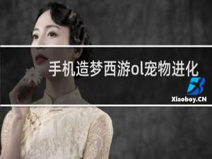 手机造梦西游ol宠物进化