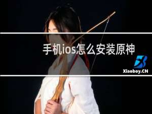 手机ios怎么安装原神