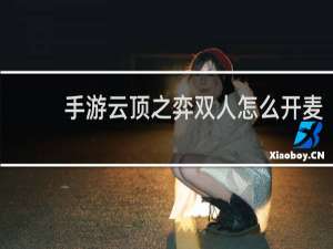 手游云顶之弈双人怎么开麦