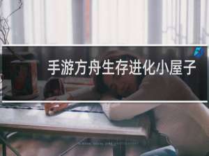 手游方舟生存进化小屋子