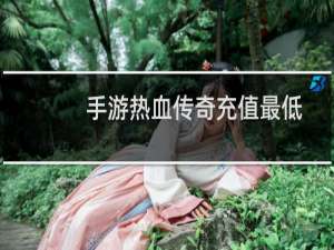 手游热血传奇充值最低