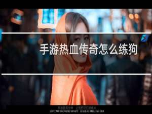 手游热血传奇怎么练狗