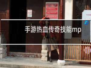 手游热血传奇技能mp