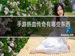 手游热血传奇有哪些东西