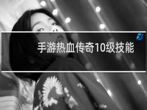 手游热血传奇10级技能