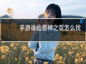 手游诛仙兽神之叹怎么找