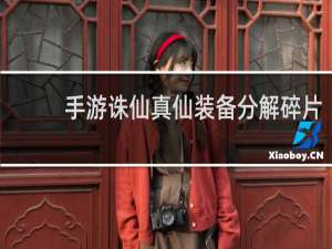 手游诛仙真仙装备分解碎片
