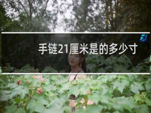 手链21厘米是的多少寸
