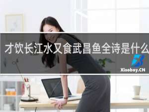 才饮长江水又食武昌鱼全诗是什么意思