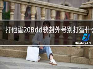 打他蛋 Bdd获封外号别打蛋什么梗