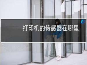 打印机的传感器在哪里