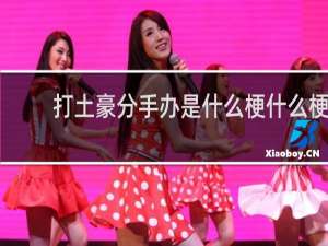 打土豪分手办是什么梗什么梗
