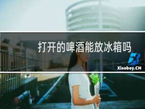 打开的啤酒能放冰箱吗