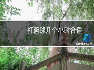 打篮球几个小时合适