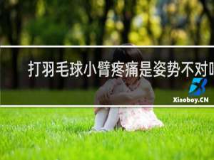 打羽毛球小臂疼痛是姿势不对吗