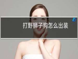 打野狮子狗怎么出装