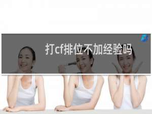 打cf排位不加经验吗