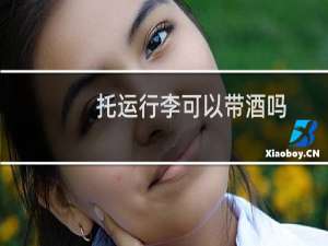 托运行李可以带酒吗