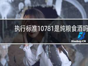 执行标准10781是纯粮食酒吗