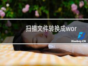 扫描文件转换成word转换器（扫描文件转换成word）