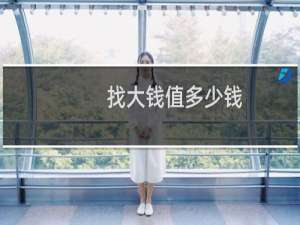 找大钱值多少钱