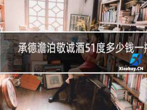 承德澹泊敬诚酒51度多少钱一瓶