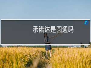 承诺达是圆通吗