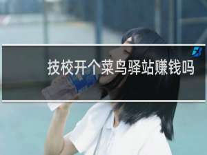 技校开个菜鸟驿站赚钱吗