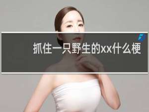 抓住一只野生的xx什么梗？抓住一只野生的xx是什么意思什么梗