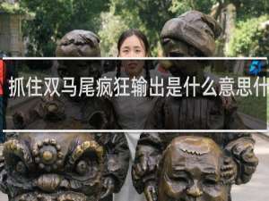 抓住双马尾疯狂输出是什么意思什么梗