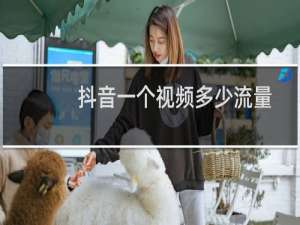 抖音一个视频多少流量