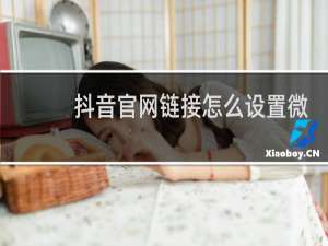 抖音官网链接怎么设置微信号