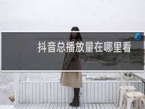 抖音总播放量在哪里看
