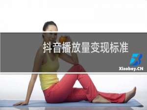 抖音播放量变现标准